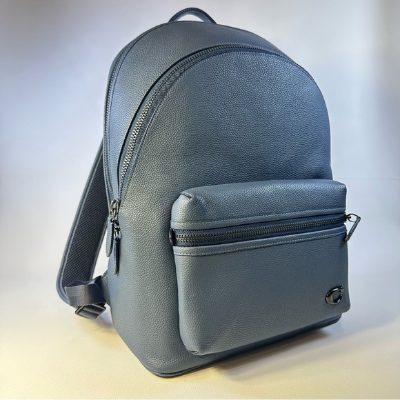 Coach Other - NEW Men’s Coach Charter Leather Backpack in Dark Denim Blue
